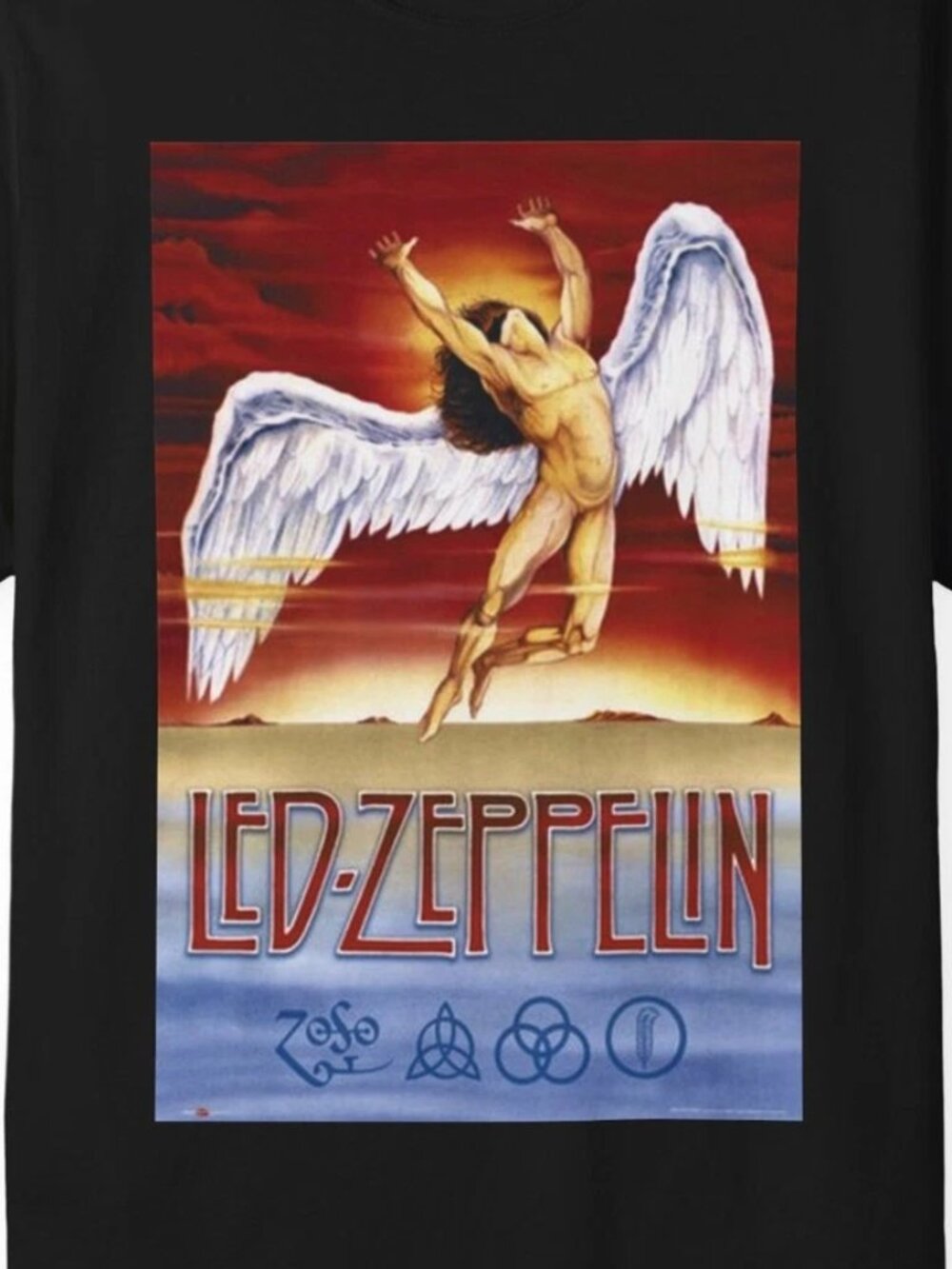 Led Zeppelin Icarus Angel Graphic T-Shirt 301 - Picture 2 of 5